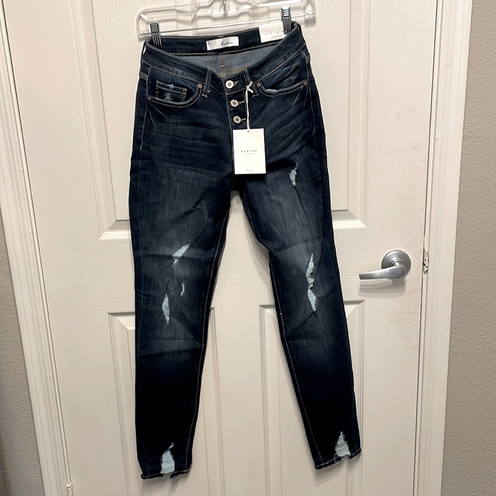 KanCan distressed skinny jeans